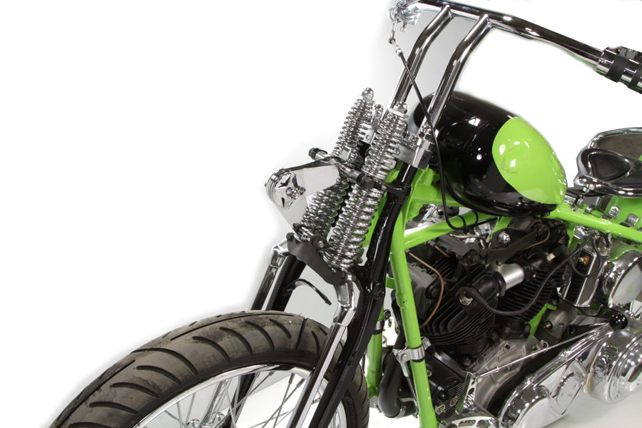 Parkerized Spring Fork Scissor Steering Damper Kit
