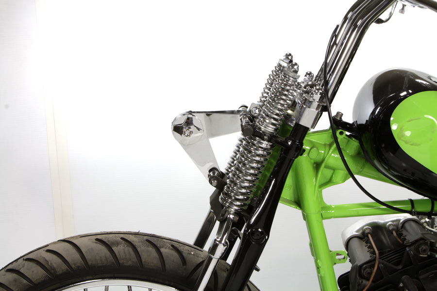 Parkerized Spring Fork Scissor Steering Damper Kit
