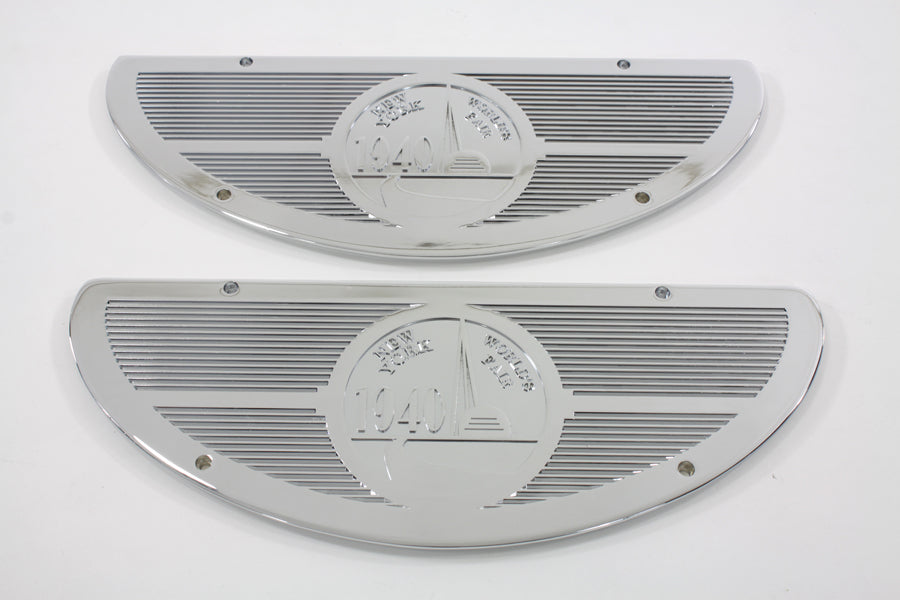 Chrome World's Fair 1940 Footboard Mats