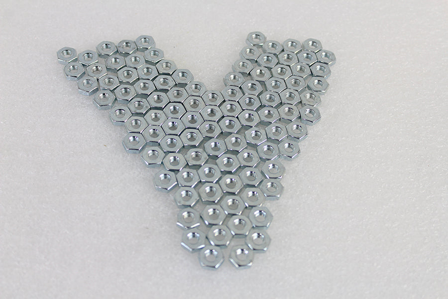 12-28 Hex Nut Zinc Plated