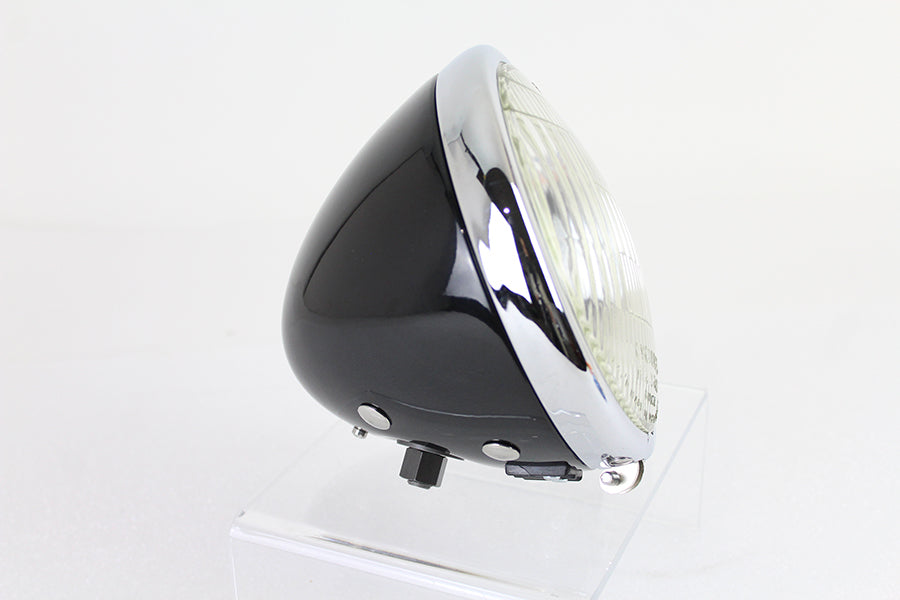 6-1/2 Round Headlamp Black