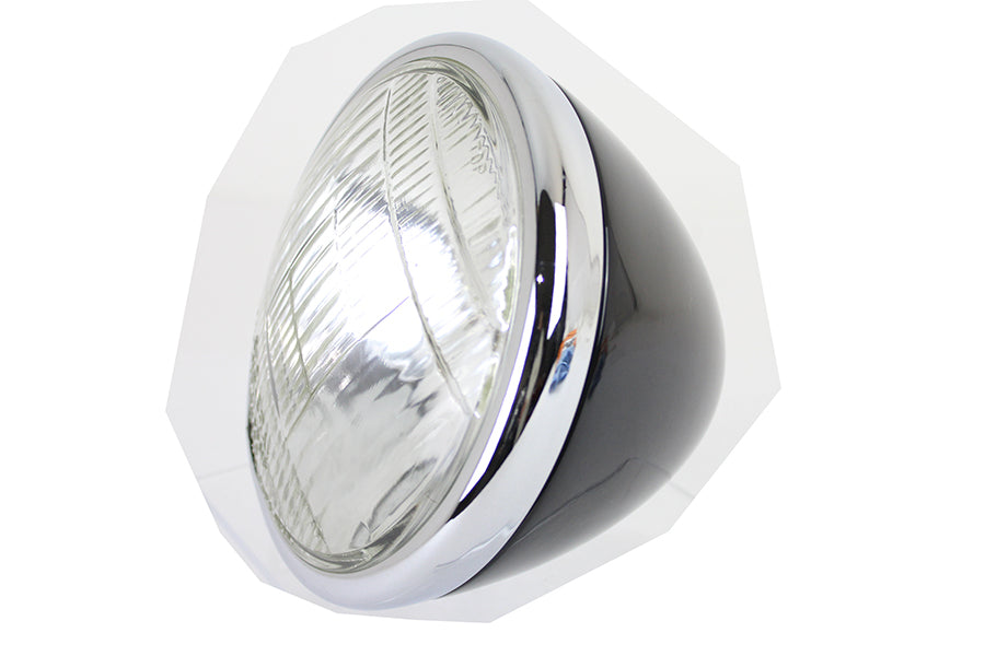 6-1/2 Round Headlamp Black