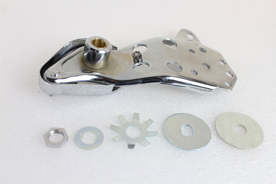 Rocker Foot Clutch Bracket Chrome