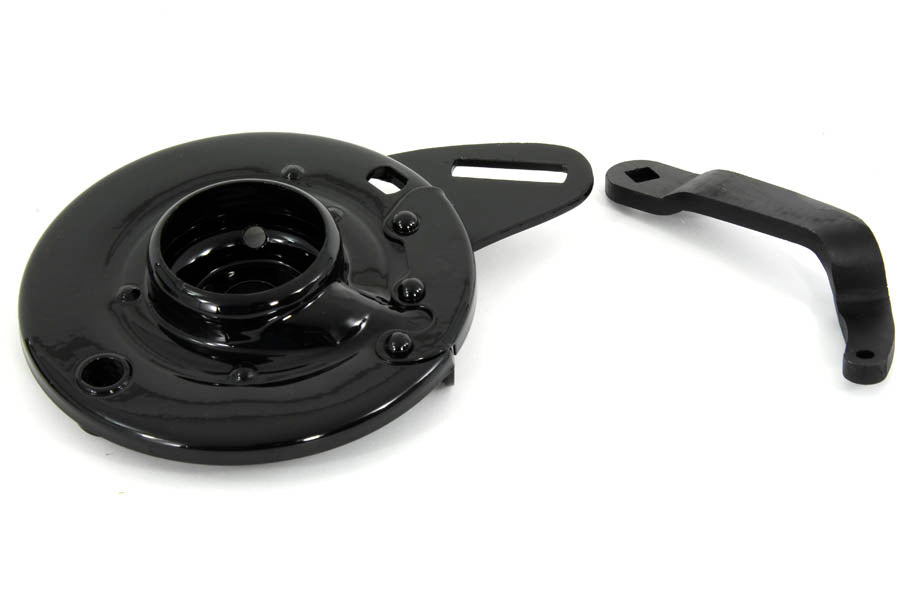 WR Black Rear Brake Backing Plate
