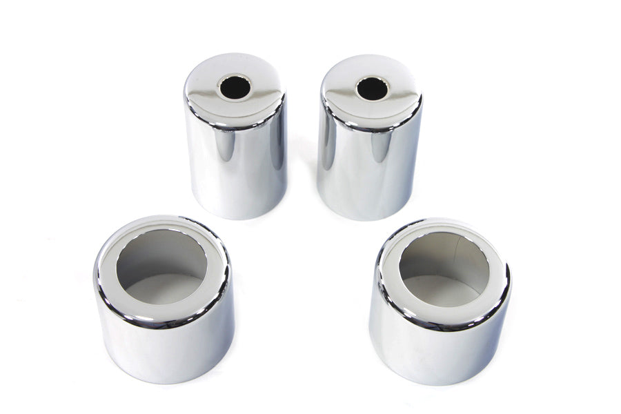Chrome Spring Fork Spring Cover Set