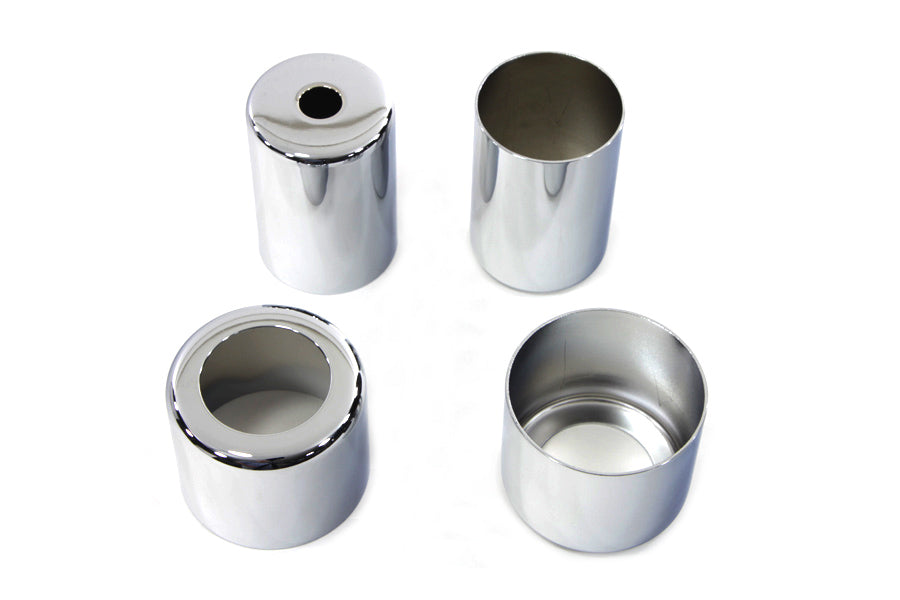 Chrome Spring Fork Spring Cover Set