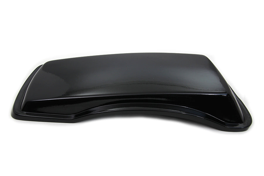Black Plastic Left Saddlebag Lid
