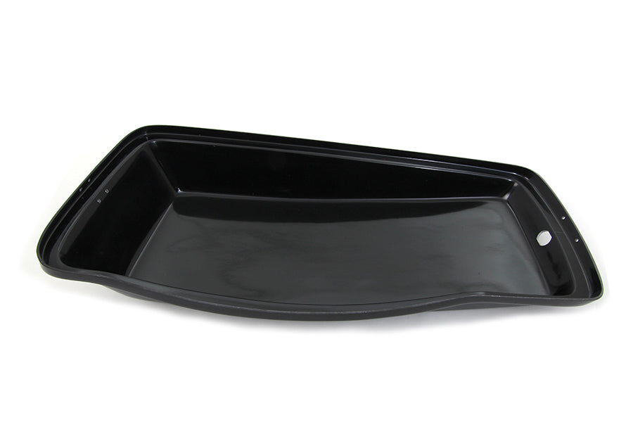 Black Plastic Left Saddlebag Lid