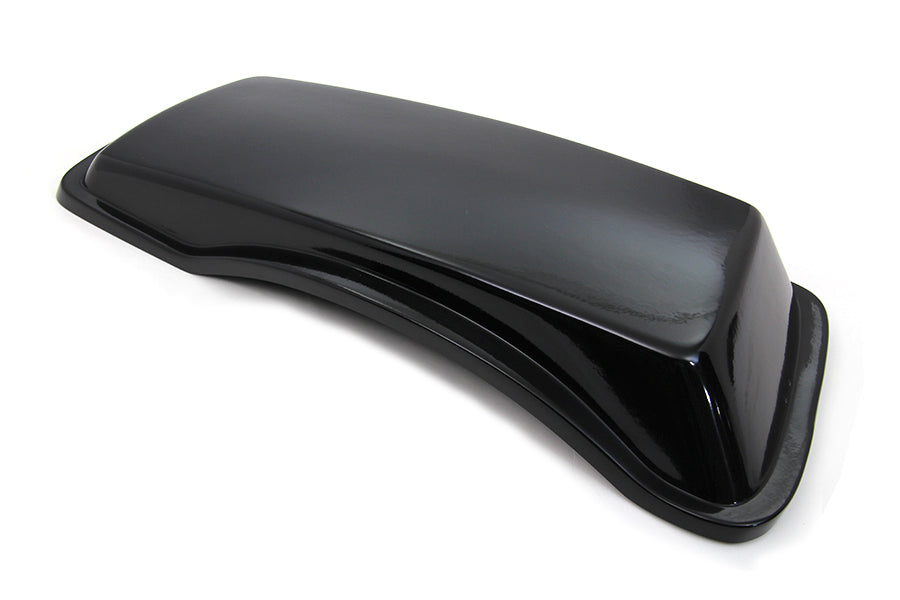 Black Plastic Left Saddlebag Lid