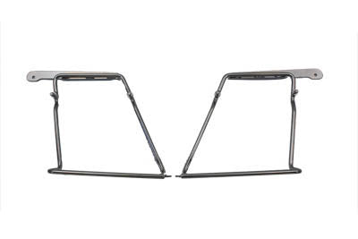 Chrome Saddlebag Mount Bracket Set