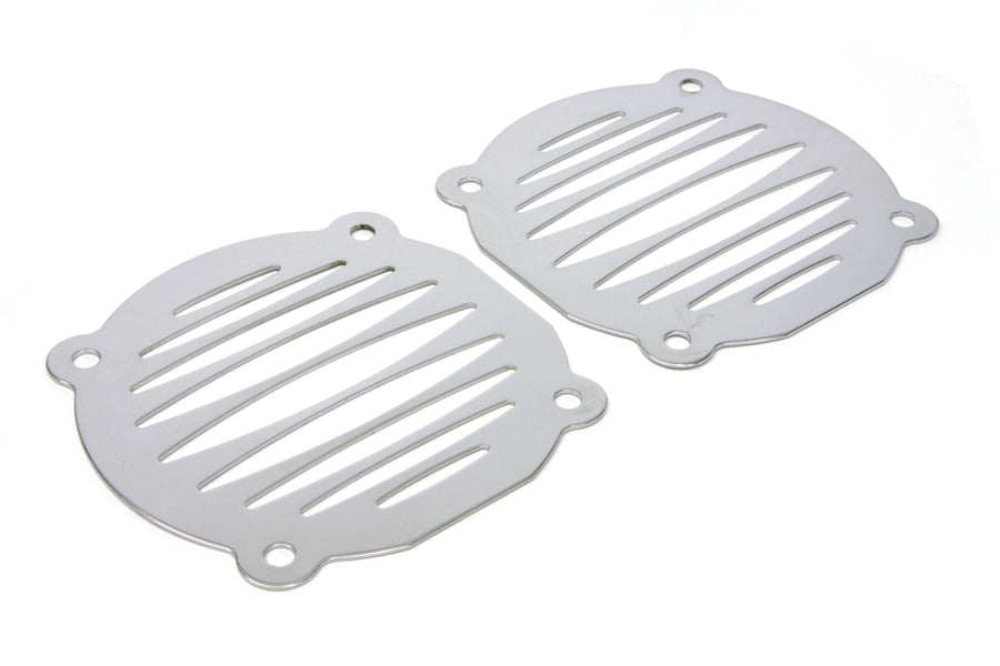 Chrome Milled Slots Speaker Grill Set