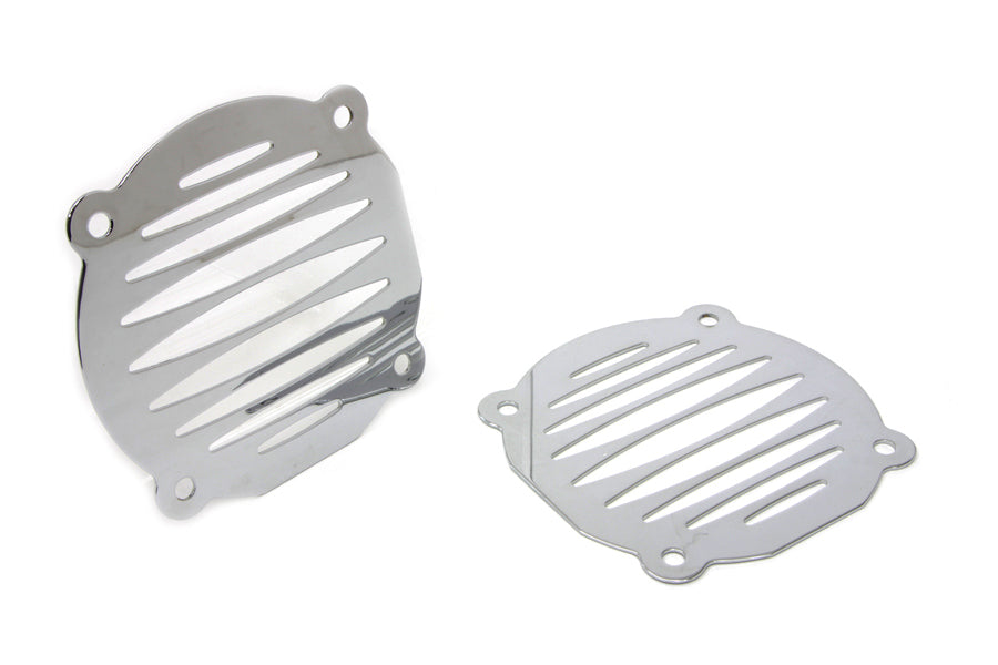 Chrome Milled Slots Speaker Grill Set