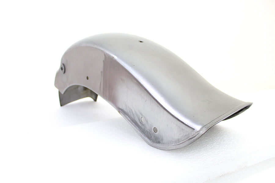 Rear Fender Bobbed Raw Steel