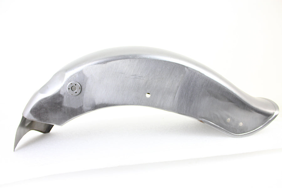 Rear Fender Bobbed Raw Steel