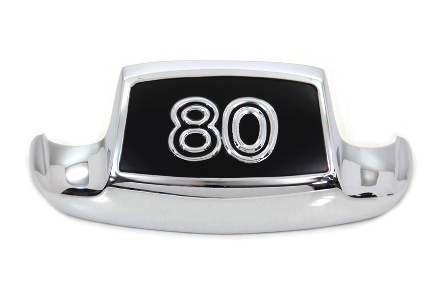 Chrome Front Fender Tip 80 with Inlay