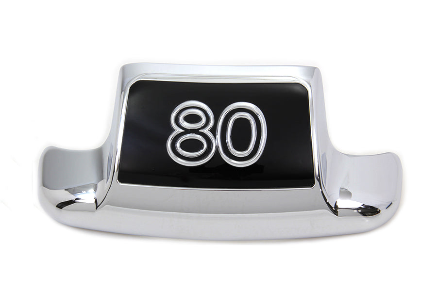 Chrome Rear Fender Tip 80 with Inlay