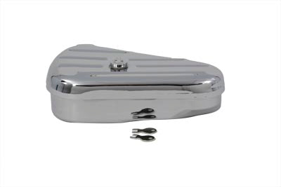 Left Side Chrome Oval Tool Box