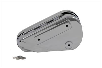 Left Side Chrome Oval Tool Box