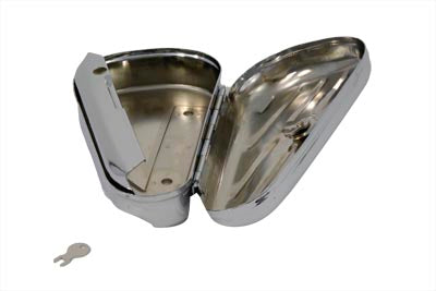 Left Side Chrome Oval Tool Box