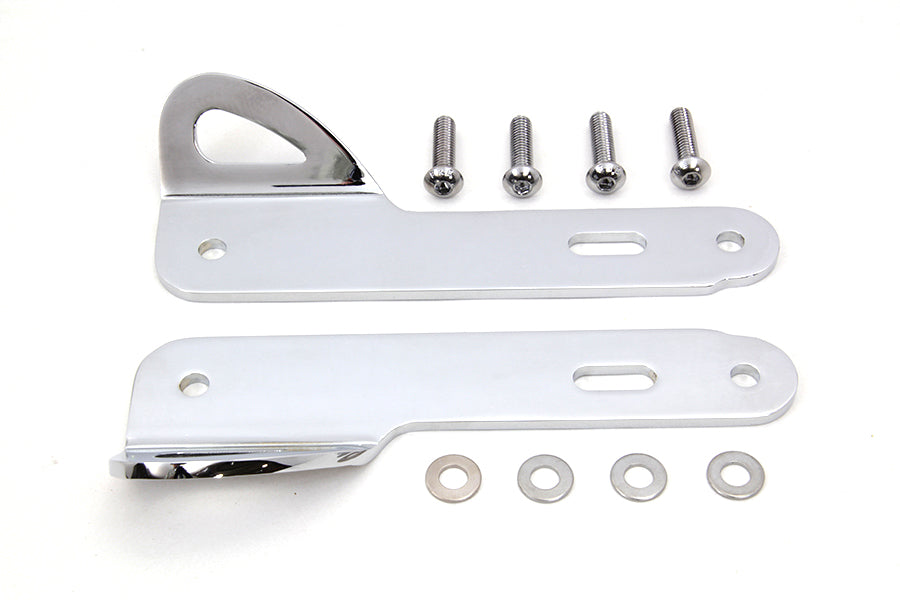 Chrome Tie Down Bracket Kit