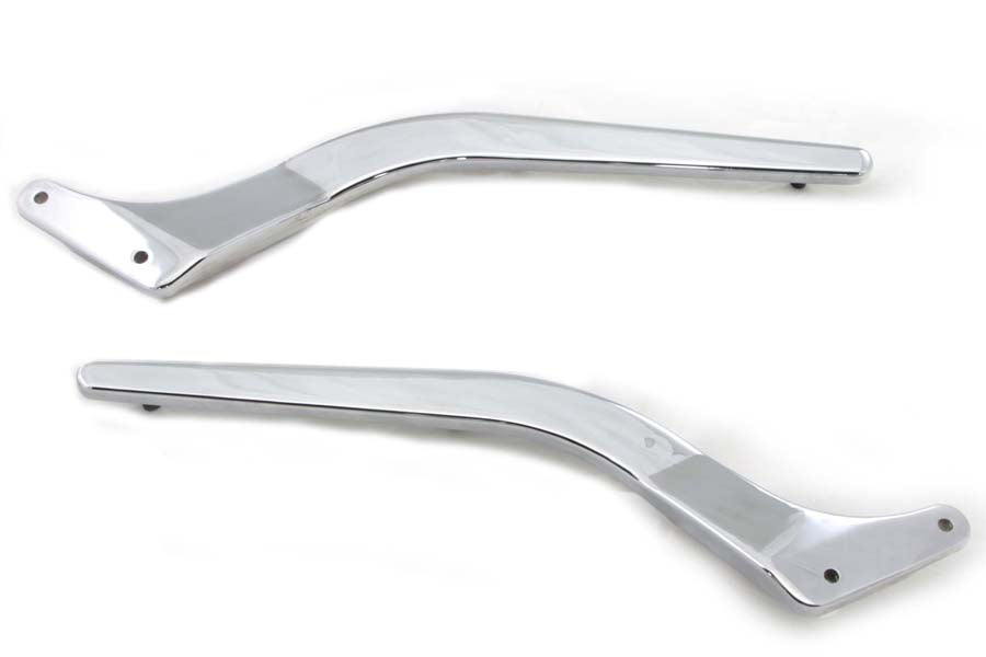 Rear Fender Strut Set Smooth Chrome