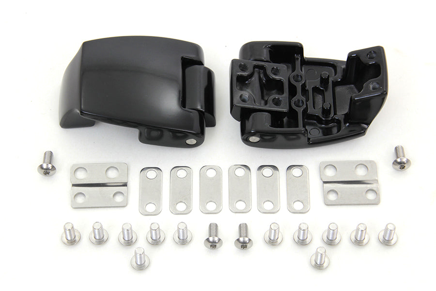 Black Tour-Pak Luggage Hinge Kit