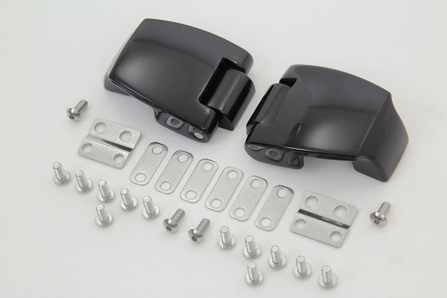 Black Tour-Pak Luggage Hinge Kit