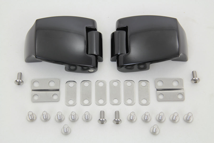 Black Tour-Pak Luggage Hinge Kit