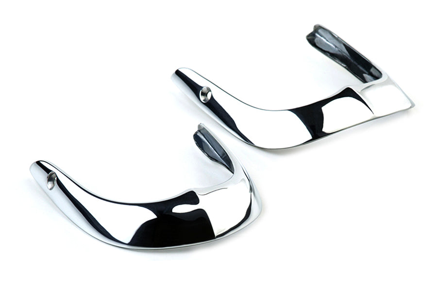 Chrome Front Cast Fender Tip Set