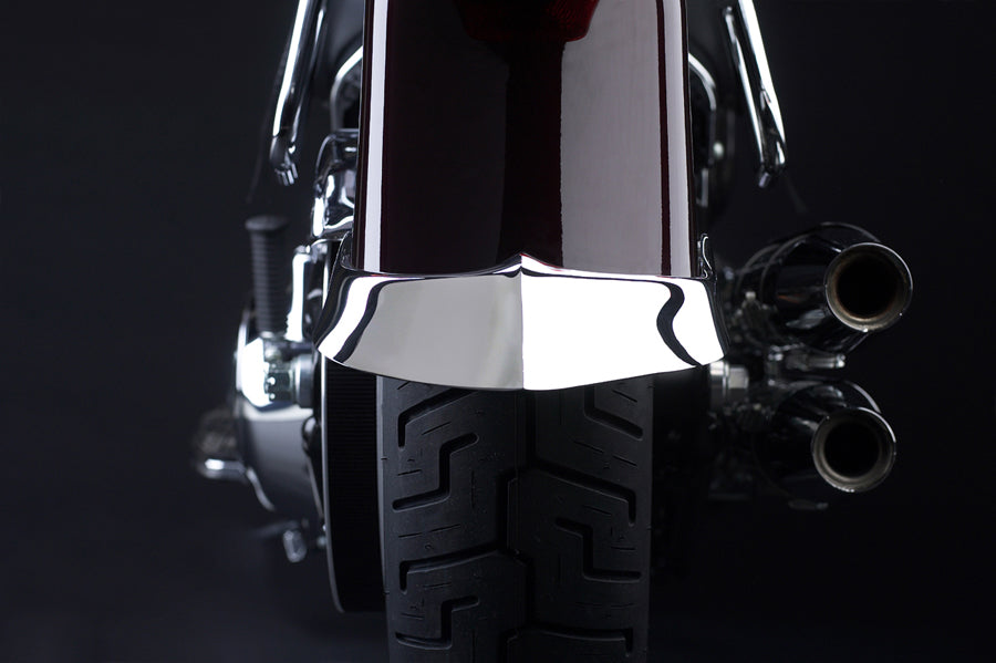 Chrome Rear Cast Fender Tip