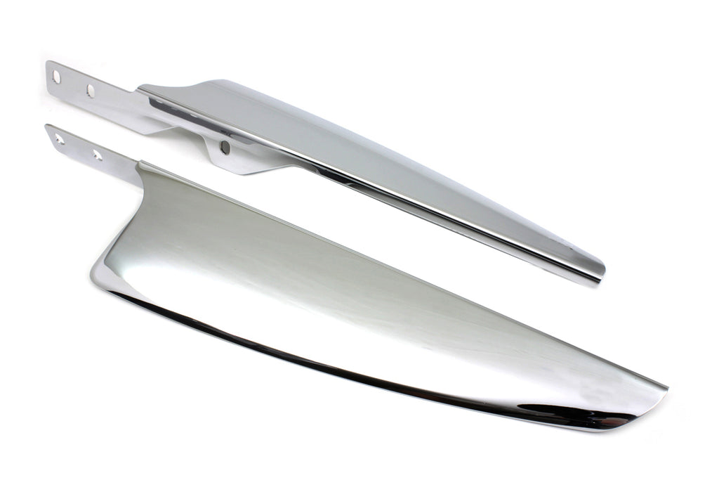 Chrome Windshield Deflector Set