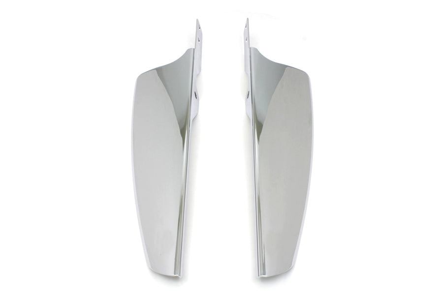 Chrome Windshield Deflector Set