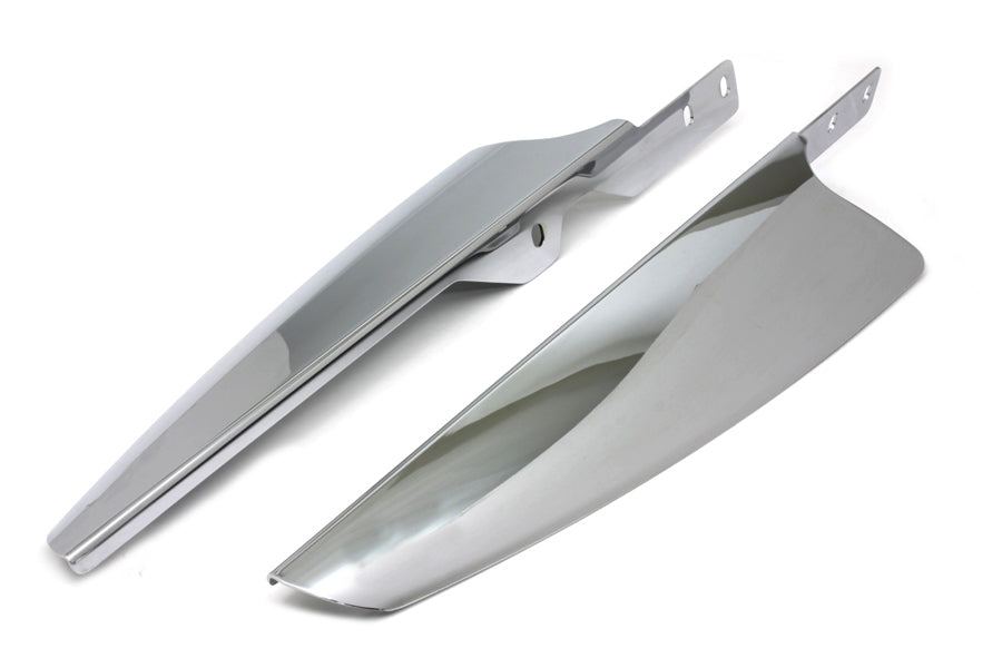 Chrome Windshield Deflector Set