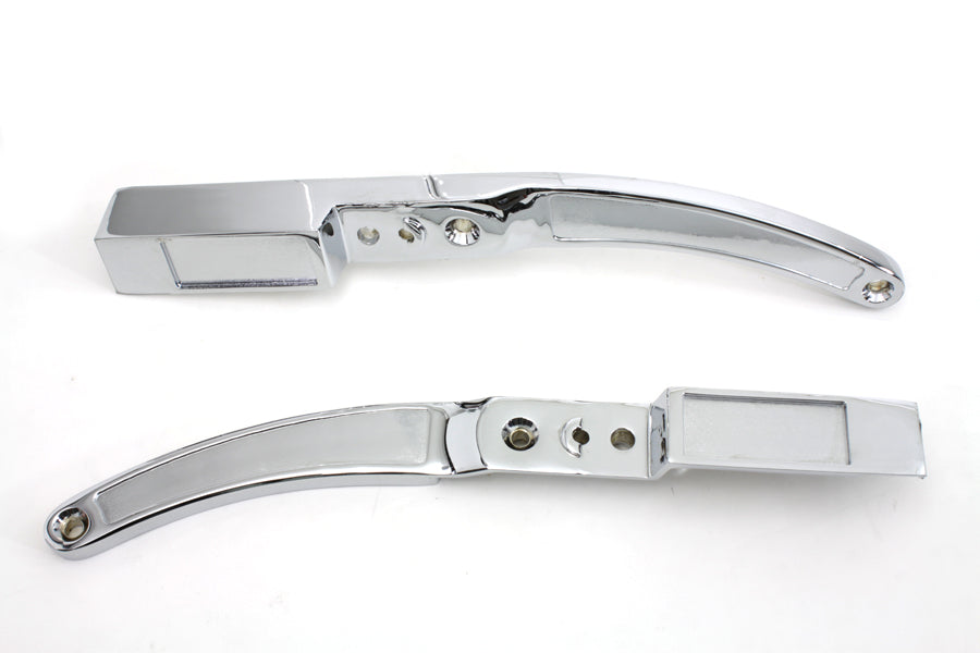 Rear Fender Strut Set Chrome