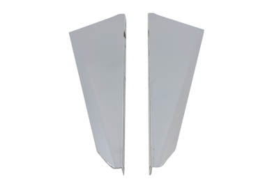 Chrome Windshield Deflector Set