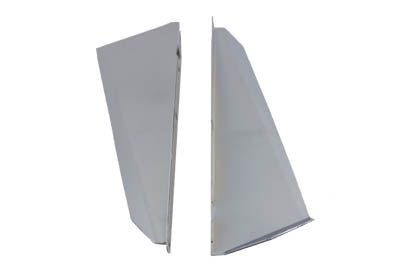 Chrome Windshield Deflector Set