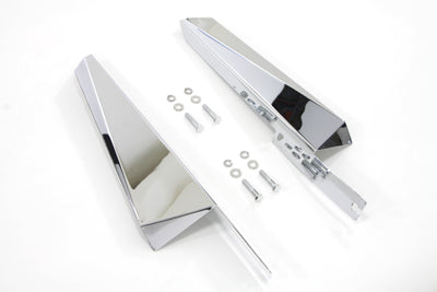 Chrome Windshield Deflector Set