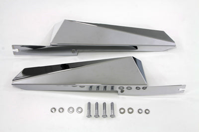 Chrome Windshield Deflector Set