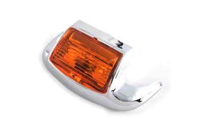 Chrome Front Fender Tip with Light