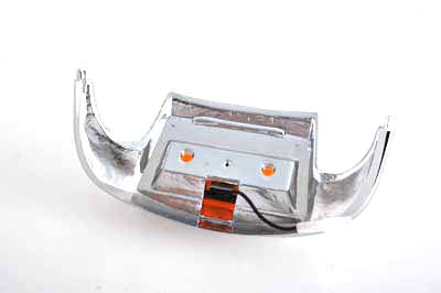 Chrome Front Fender Tip with Light
