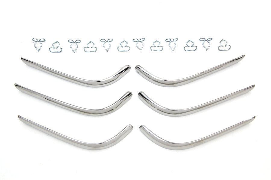 Replica Rear Fender Trim Set Sargent Stripe Style