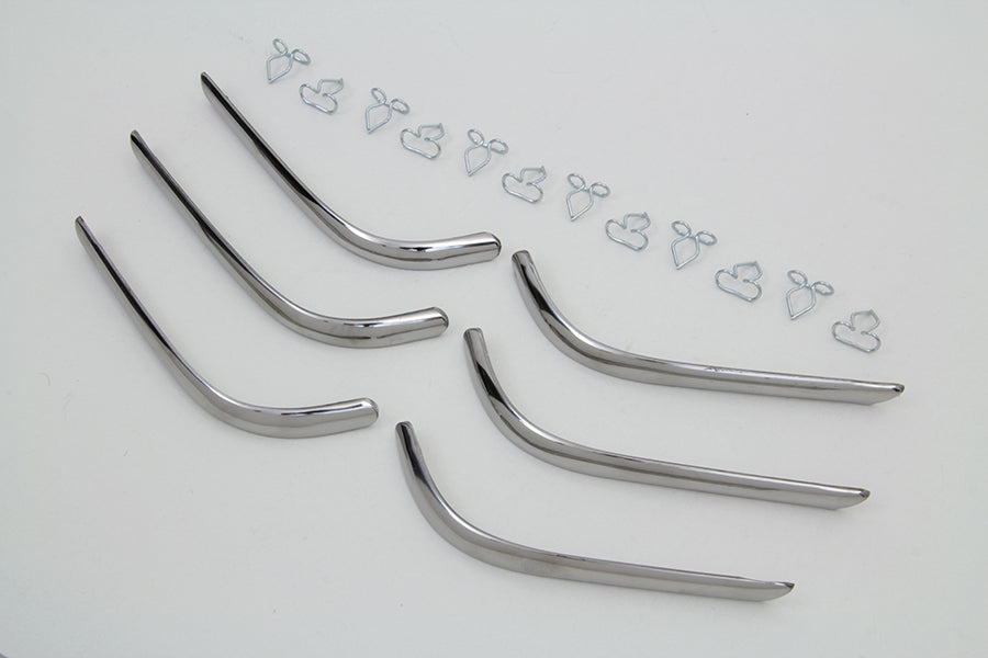 Replica Rear Fender Trim Set Sargent Stripe Style