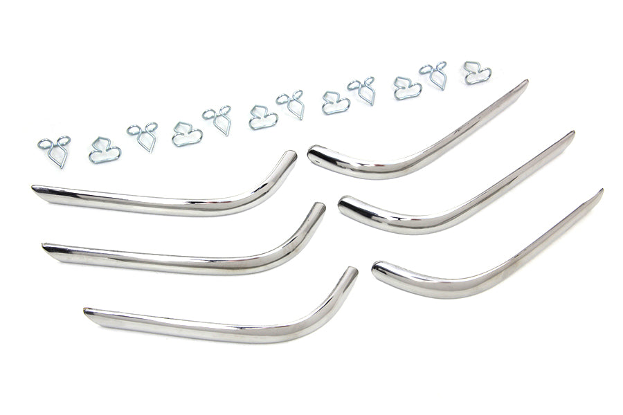 Replica Rear Fender Trim Set Sargent Stripe Style