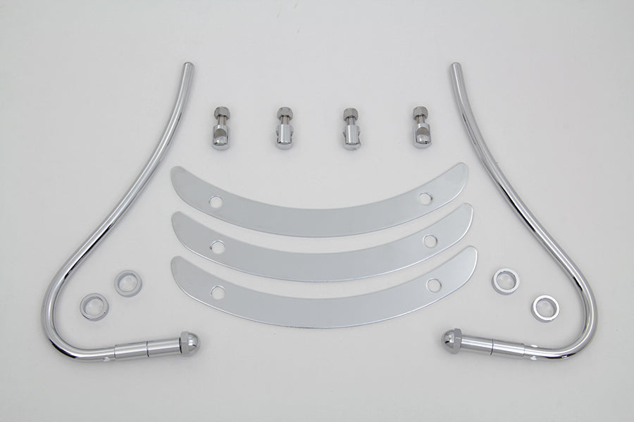 Chrome Front Fender Trim Bumper Grill