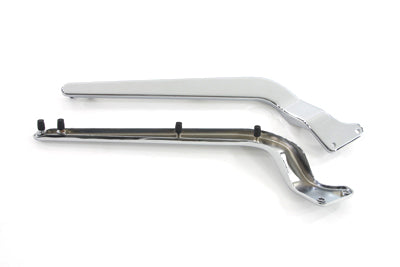 Rear Fender Strut Set Smooth Chrome