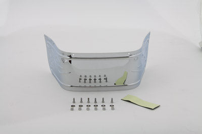 Chrome Lower Fender Trim Skirt with Flame