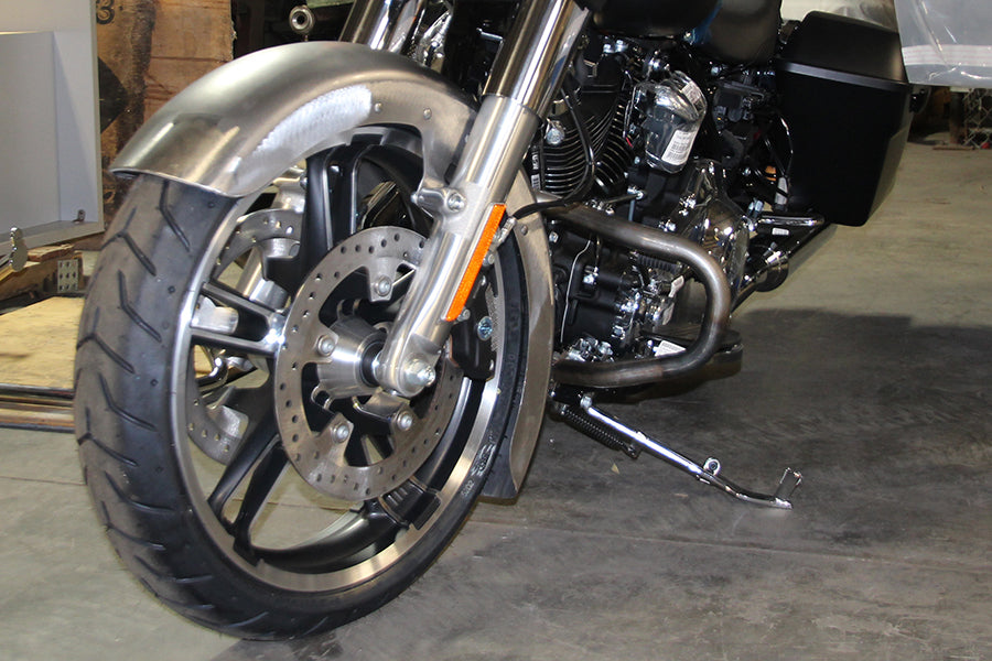 FLT Wrapped Steel Front Fender Raw