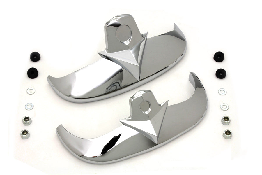 Chrome Fender Tip Set
