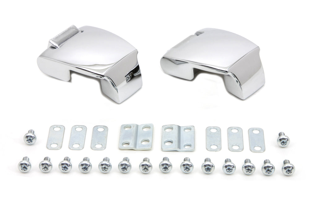 Chrome Tour-Pak Luggage Hinge Kit