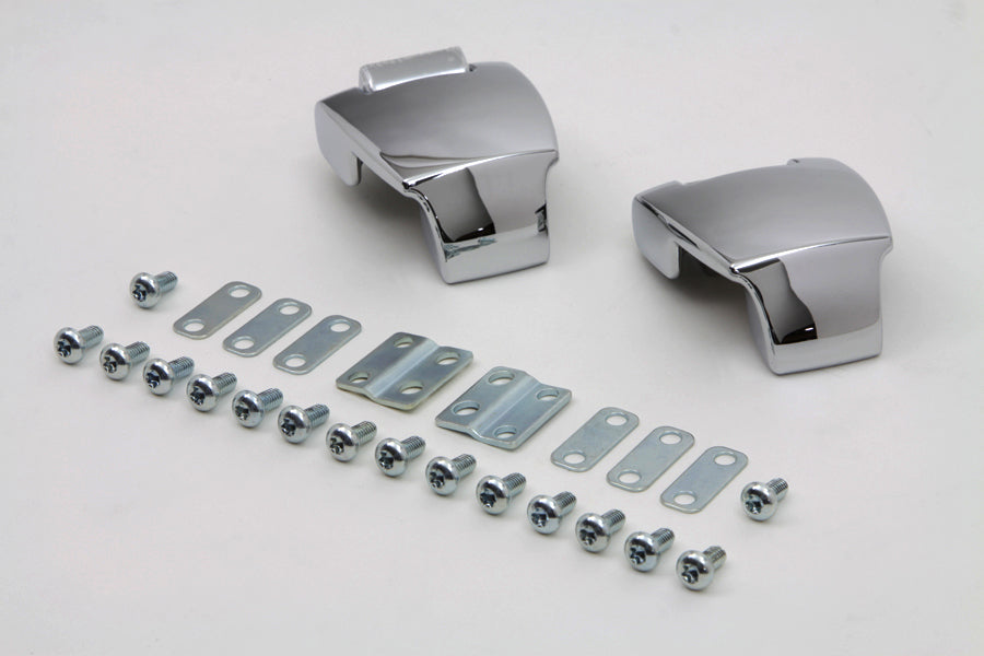 Chrome Tour-Pak Luggage Hinge Kit